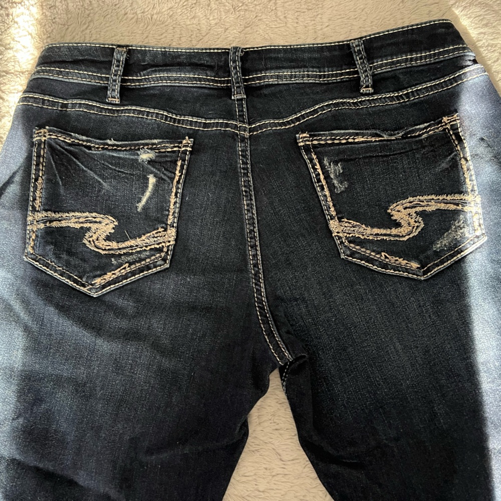 Silver Capris New. - image 2